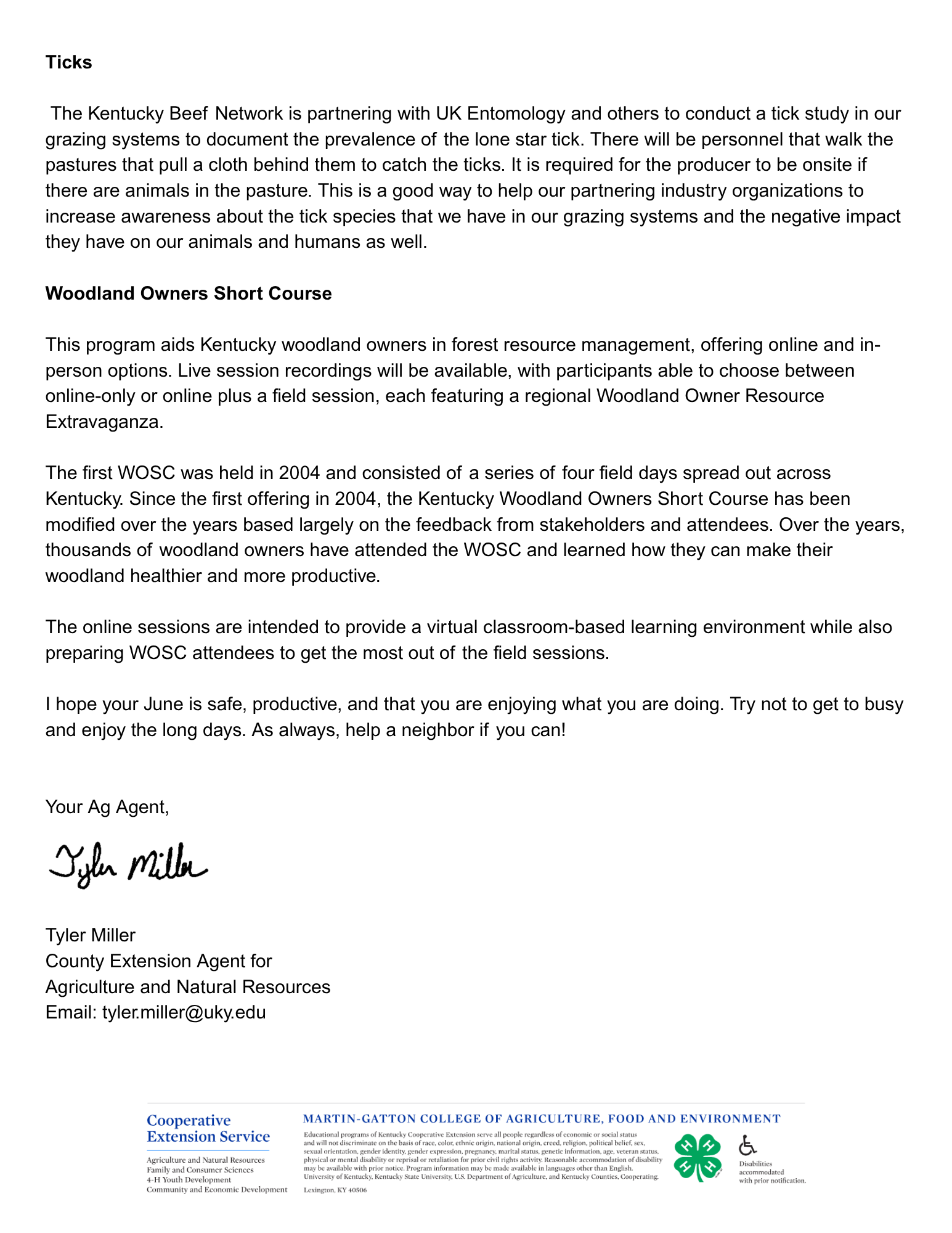 Ag newsletter page 2
