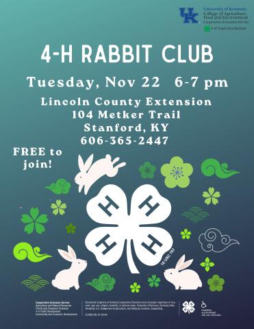 rabbit club flyer